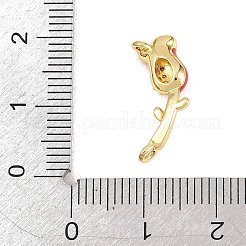 Pendentifs avec zircon cubiques à micro-pavés en laiton&nbsp;LS-KK-H273-35G-03