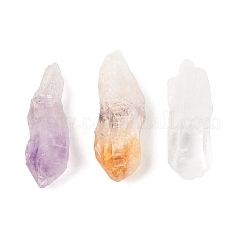 Nuggets Roher natürlicher Quarzkristall & Amethyst & Gelbquarz Kollektionen&nbsp;AJEW-Q152-05