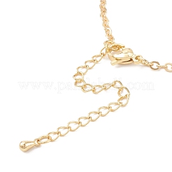 Chaînes de cheville en laiton&nbsp;AJEW-AN00411