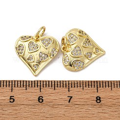 Colgante micropavé cubic zirconia de latón&nbsp;KK-P308-11G