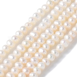 Brins de perles de culture d'eau douce naturelles&nbsp;PEAR-I007-07K-06
