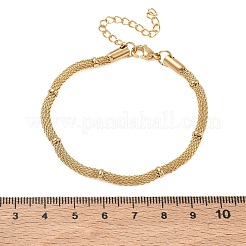 3 mm runde Mesh-Armbänder aus Edelstahl 304&nbsp;SA-CBA2696-17G