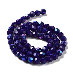 Chapelets de perles en verre opaques&nbsp;EGLA-A035-P8mm-L09