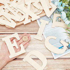 2 Satz 2 Stile chinesische Kirschholz Nummer 0~9 und Buchstabe a ~ z&nbsp;DIY-CN0001-23