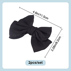 2 pieza de decoración para zapatos de poliéster con lazo&nbsp;FIND-DR0001-64D