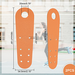 Protecteur d'orteil plat en cuir pvc&nbsp;FIND-WH0013-65E