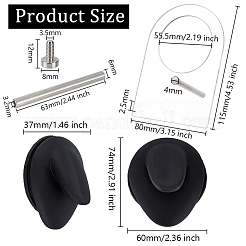 Display della parte del corpo del modello flessibile in morbido silicone&nbsp;ODIS-WH0061-29D