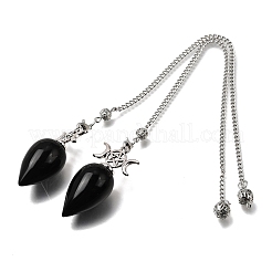 Colgantes de péndulo de obsidiana natural&nbsp;GG-CBA6D08-A03