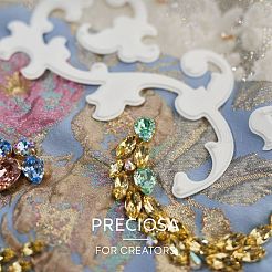 Bonnets à coudre en cristal preciosa® maxima&nbsp;Y-PRC-SE8-50520-G