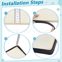 Selbstklebende flexible Formteile aus TPE&nbsp;DIY-WH0759-34B-03