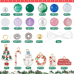 Bausatz zum Selbermachen von Weihnachtsarmbändern&nbsp;DIY-SC0022-58