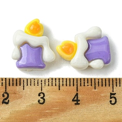 Cabochons décodés en résine opaque sur le thème d'Halloween&nbsp;CRES-Q219-02D