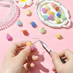 Pendenti fatti a mano con perline di vetro con filo di nylon&nbsp;PALLOY-CJ00108