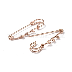Épingles de sûreté en acier inoxydable 304 avec placage ionique (IP)&nbsp;STAS-I673-06RG
