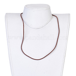 Geflochtene Schnurarmbänder aus Leder / Halsketten&nbsp;BJEW-JB03919-02