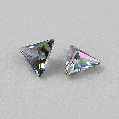 Galvanisieren Sie Zirkonia-Cabochons&nbsp;ZIRC-WH0017-001