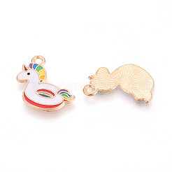 Pendentifs en alliage émaillé sur le thème de la plage&nbsp;X-ENAM-T022-33G