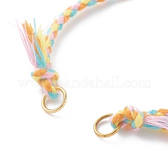 Fabrication de bracelets en fil de coton&nbsp;AJEW-JB00944-03