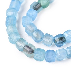 Chapelets de perle en agate naturelle teinte&nbsp;G-T138-211C