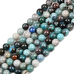 Perline Chrysocolla naturale fili&nbsp;G-K405-B01-6mm