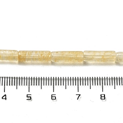Brins de perles de verre de pierre synthétiques pastèque&nbsp;G-D464-24