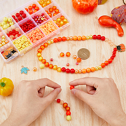Kit fai da te per la creazione di gioielli a tema autunnale&nbsp;DIY-FH0005-57
