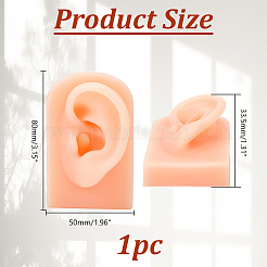 Modello flessibile in silicone per orecchio destro&nbsp;ODIS-WH0078-06A