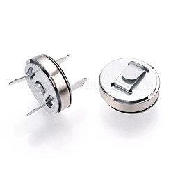 Fermoirs à boutons magnétiques en fer&nbsp;IFIN-WH0051-46B-S