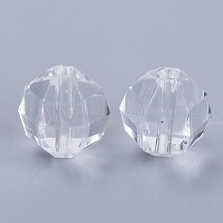 Transparente Acryl Perlen&nbsp;TACR-Q256-8mm-V01