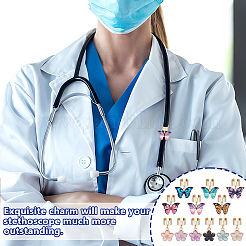 12 pendentif stéthoscope en alliage émaillé&nbsp;HJEW-OC00214
