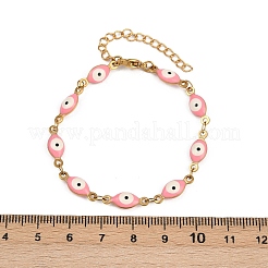 Bracelet à maillons en acier inoxydable émaillé Evil Eye 201&nbsp;RG3833-3