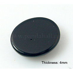 Naturale agata nera cabochon&nbsp;X-G-BA10x8x4