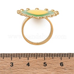 304 Edelstahl Emaille Fingerringe&nbsp;SA-CBA2E51-02G