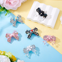 6 pièce de 6 styles de perles de strass scintillantes en acrylique opaque&nbsp;FIND-TA0008-07