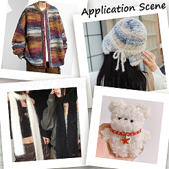 4 Strang 2 Farben segmentgefärbtes Mohairgarn&nbsp;OCOR-CY0002-51A