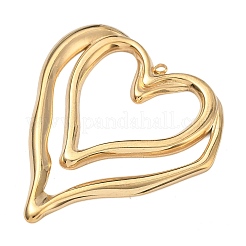 Hohle große Anhänger aus Edelstahl 304&nbsp;STAS-F342-01G