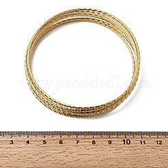 7 bracelet en acier inoxydable 201 pour femme&nbsp;BJEW-Z151-04G-02