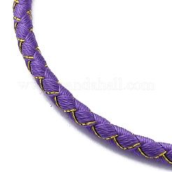 Fabrication de bracelets tressés en cordon polyester&nbsp;MAK-Z003-01G-20