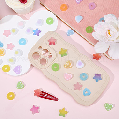 92 Stück 23 Stile undurchsichtige Harz Decoden Decoden Cabochons&nbsp;RESI-SC0005-79