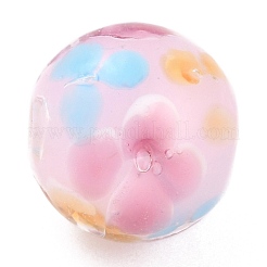 Runde Bunte Malerei-Perlen&nbsp;LAMP-H059-A06