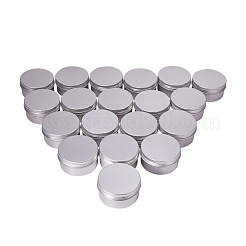 Barattoli rotondi in alluminio da 80 ml&nbsp;CON-WH0002-80ml
