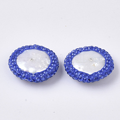 Polymer Ton Strass Perlen&nbsp;RB-S055-41C