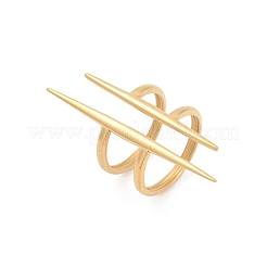 Anello in acciaio inossidabile 304&nbsp;RJEW-D305-01G