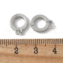 Messing Mikro pflastern Zirkonia Anhänger Kautionen&nbsp;KK-D324-06P