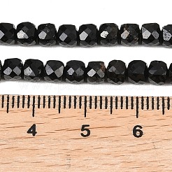 Natürliche schwarze Turmalin Perlen Stränge&nbsp;X-G-P612-B01-01