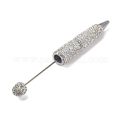 Stylo à perles en fer&nbsp;X-AJEW-K049-02L