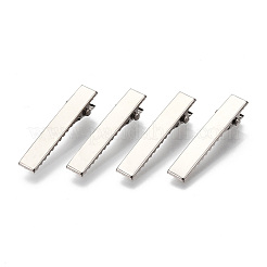 Eisen Flach Alligator Haarspange Zubehör&nbsp;IFIN-S286-34mm