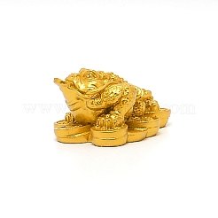 Harzkröte und Kupfermünzenornamente&nbsp;DJEW-WH0016-02