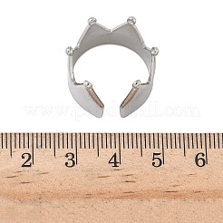 Anelli polsini aperti in acciaio inossidabile 304 per donna&nbsp;RJEW-A079-09A-P
