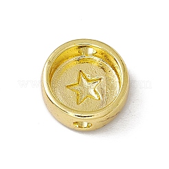 Perle di smalto in ottone&nbsp;KK-F814-03G-01